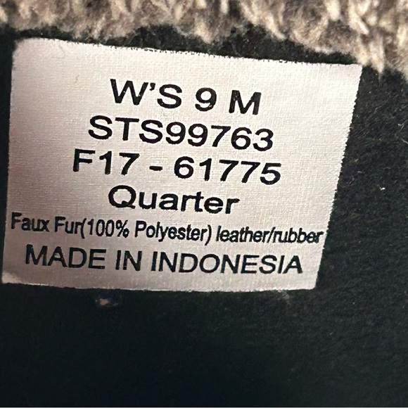 Sperry Syren Strait Quarter Faux Fur Winter Boots STS99763 Sz 9 - Picture 11 of 11
